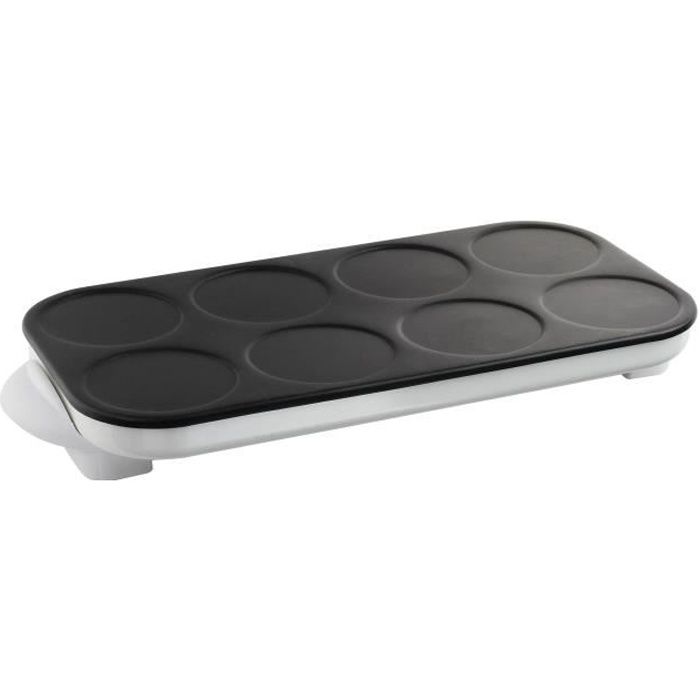 DOMOCLIP DOC186 Crêpière électrique Maxi Crêpes Party - Blanc