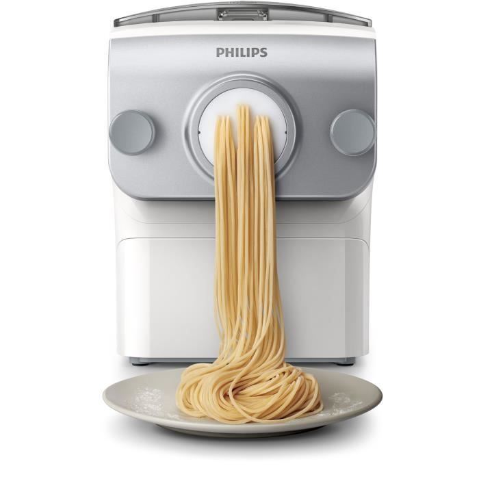 PHILIPS HR2375/00 Machine à pâtes - 4 moules à pâtes - livre de 20 recettes - 200W