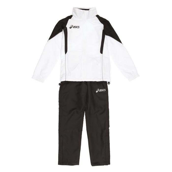 ASICS Survêtement Europe Enfant Mixte - Noir et blanc