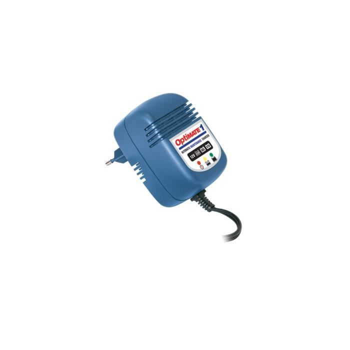 Chargeur de batterie OPTIMATE 1, de 2 à 50Ah, automatique pour batteries acide/plomb 12 V de tous types.