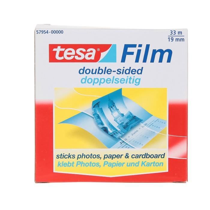 TESA Double face photos Grand Format 33mm x 19mm