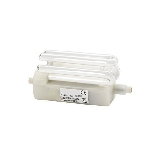 Fluo Ampoule 650lm 2 15w Avec Linéaire 4000k Ballast Culots R7s P0wkOn