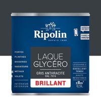 PEINTURE - VERNIS RIPOLIN Laque glycéro déco pour intérieur et extér PEINTURE - VERNIS RIPOLIN Laque glycéro déco pour intérieur et extér