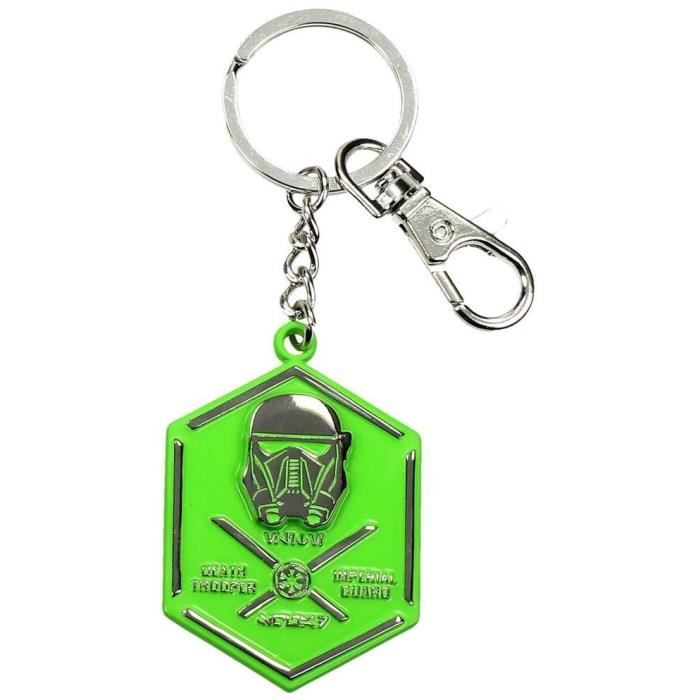 Porte Clé Star Wars Death Trooper Metal Green