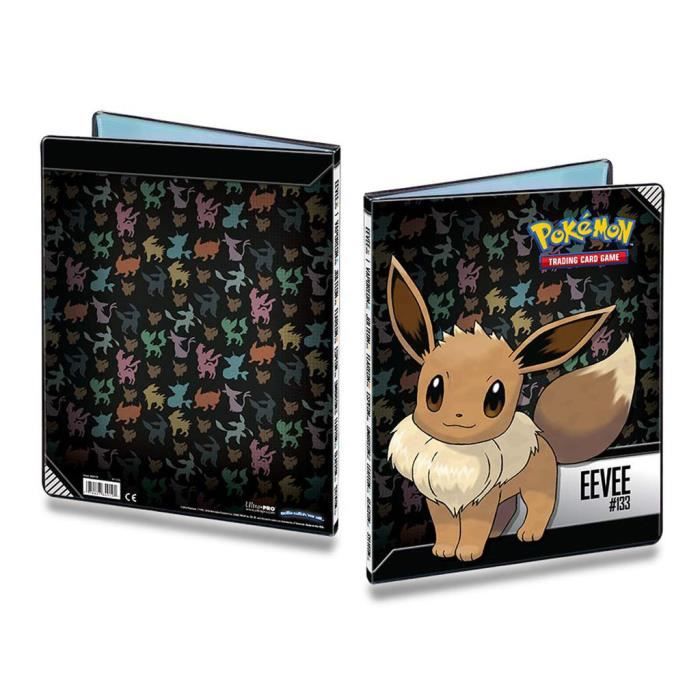POKEMON - Cahier Range-Cartes Evoli - Capacité 180 Cartes - Cartes à collectionner