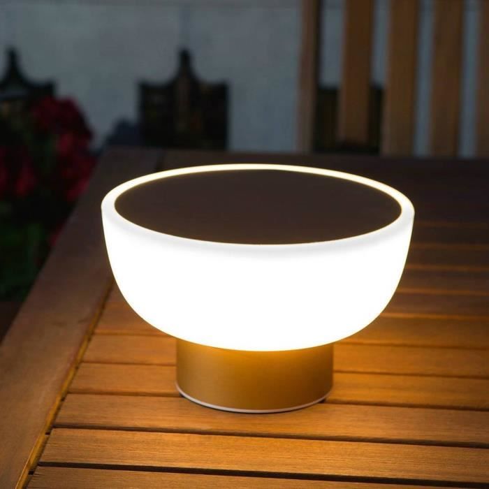 Alma Light Led Patio Lampe D'extérieur Rechargeable Ø20cm Or 9EHIWYD2
