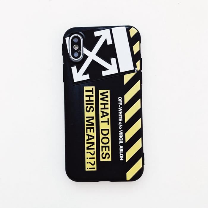 iphone xs coque off white