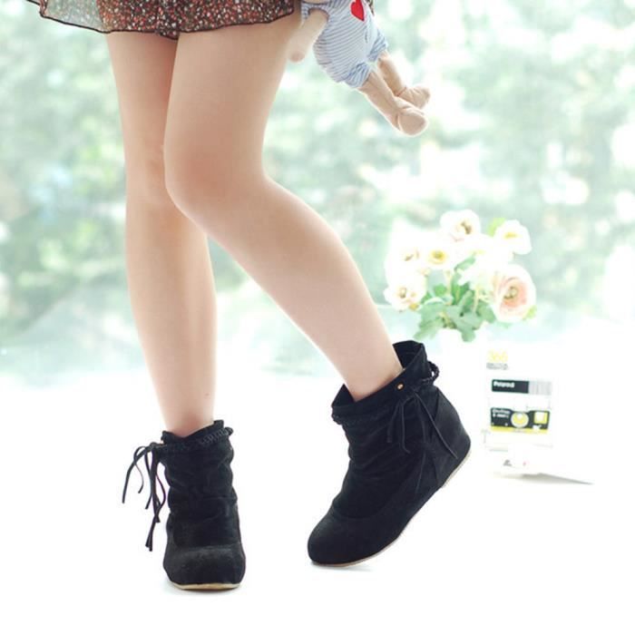 Automne Gland Femme Bottines Beguinstore Dcontractes love1064 Bottes Noir w1zqzUE