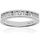 Bague femme diamant or blanc