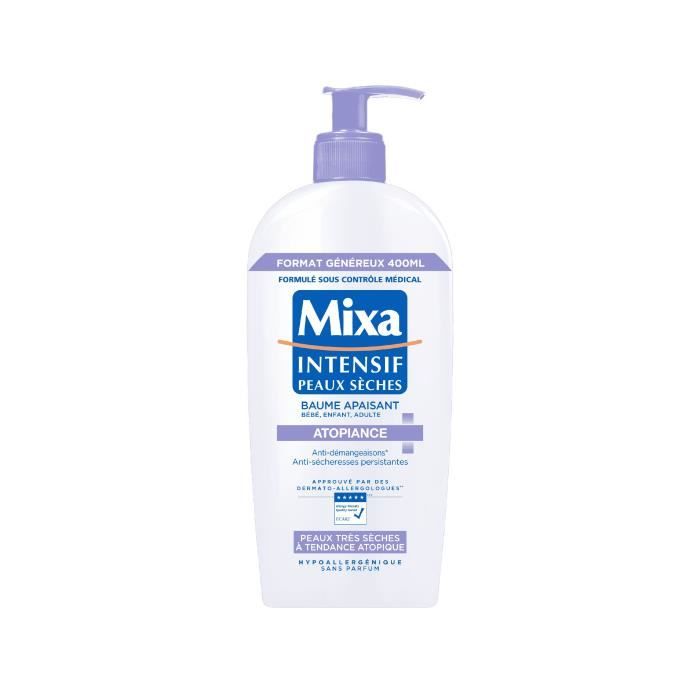 MIXA Baume apaisant Atopiance - Intensif peaux seches - 400 ml