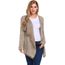 Cardigan Manches Asymétriques Doux Longues Et Femme Tissu Léger nmPv8OyN0w