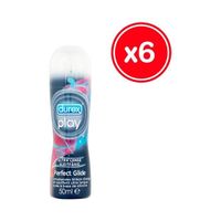 PRÉSERVATIF DUREX PLAY PERFECT GLIDE 50 ML (6 UDS) PRÉSERVATIF DUREX PLAY PERFECT GLIDE 50 ML (6 UDS)