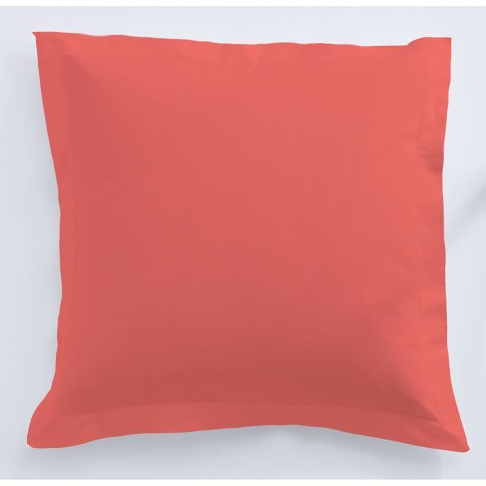 TODAY Taie d'oreiller volant 75x75cm Corail