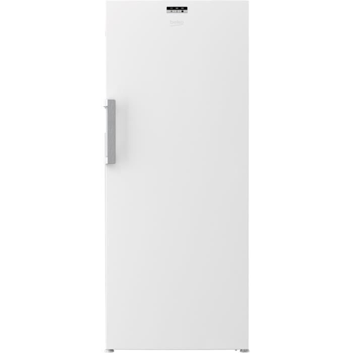 BEKO - RFSA240M21W - Congélateur armoire - 215L - Froid statique - A+ - L59,5 x H151cm - Blanc