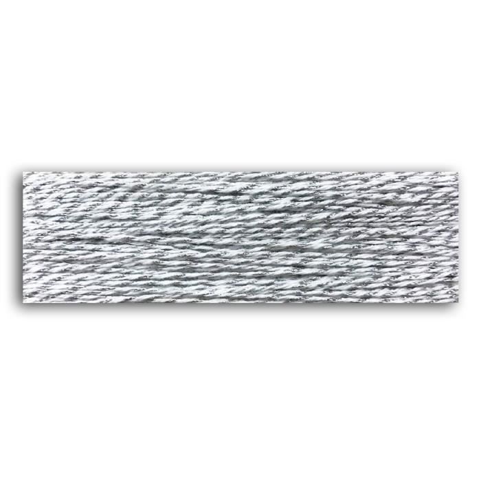 TOGA Bobine de Ficelle bicolore Baker's Twine - 100 m - Argent