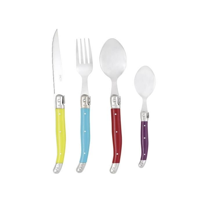 PRADEL HERITAGE Ménagère 24 pièces Samba gris