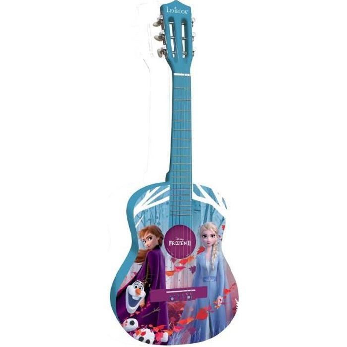 LEXIBOOK - LA REINE DES NEIGES - Guitare Acoustique Enfant - Hauteur 78cm -
