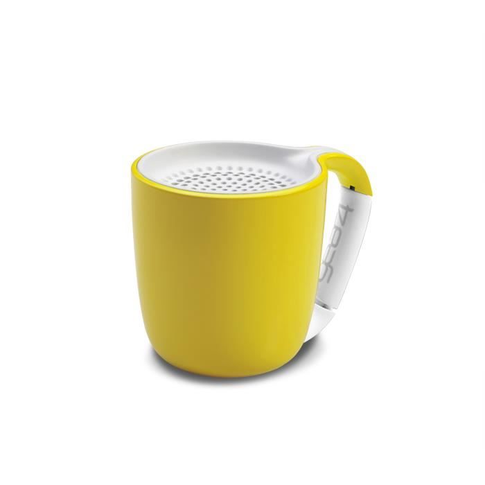 GEAR4 PS006YWG Mini-enceinte Bluelooth - Espresso jaune