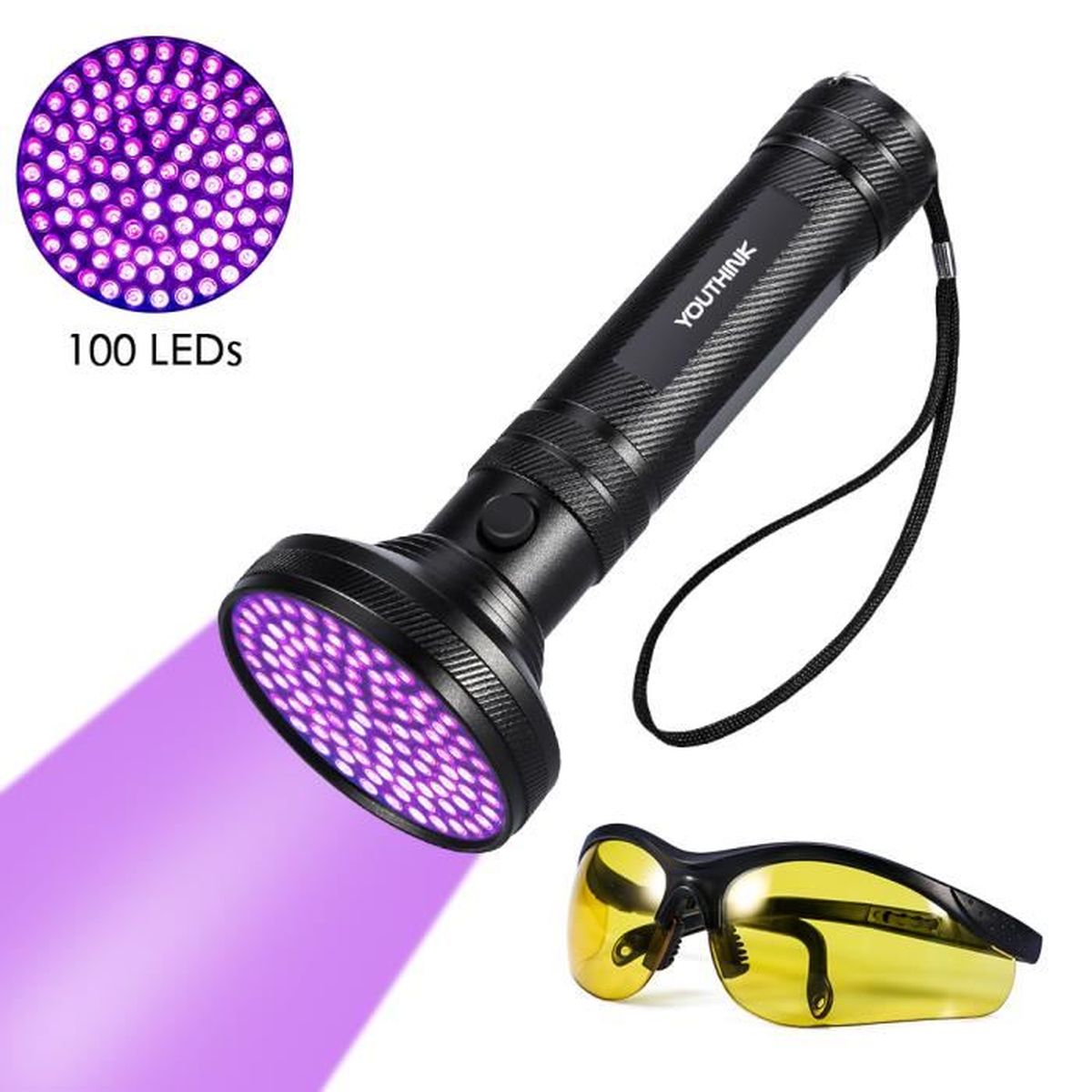 Traceurs Led Lunettes Pour De 100 Torche Poche Uv Avec Lampe HWD9IE2