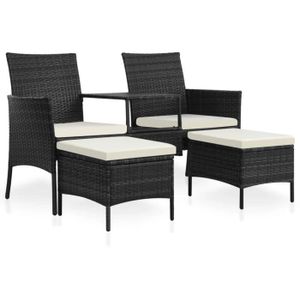 Bistro Pcs2 coussins de de avec L'Ensemble chaises siège 3 b6gvyY7f