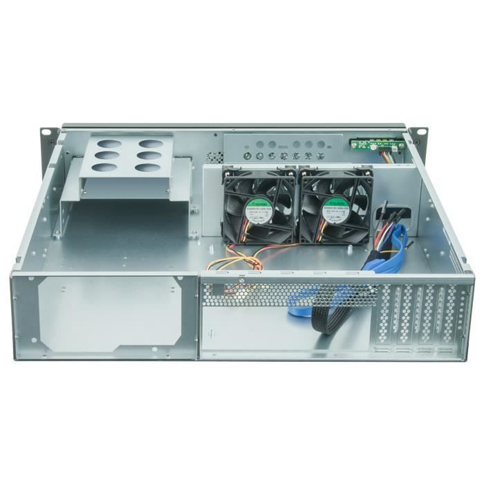 Chieftec UNC-210M-B, Rack, Server, SECC, Micro-ATX,2