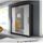 Armoire 2 portes coulissantes miroir