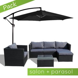 Pack Salon résine FIORENTINA 4 pl + parasol noir - Achat / Vente ... Pack Salon résine FIORENTINA 4 pl + parasol noir - Achat / Vente ...