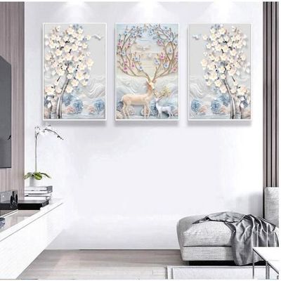Moderne Simple Relief Européen Style Abstrait Fortune Arbre