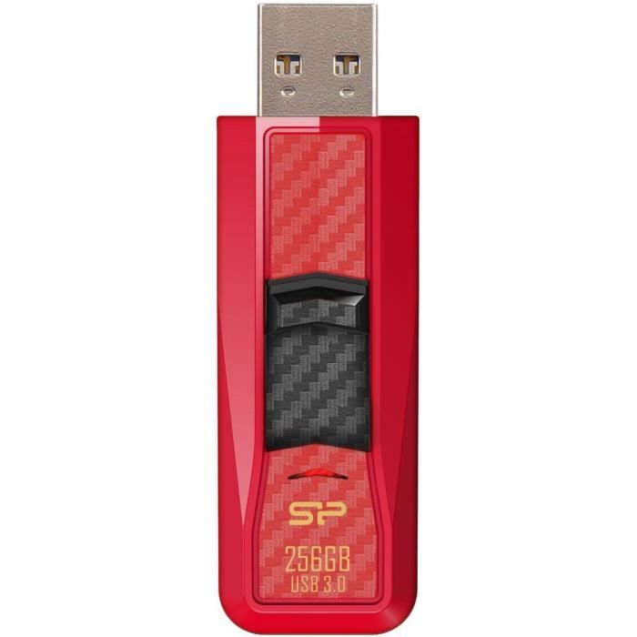 SILICON POWER Clé USB 3.0 B50 - 8 GB - Rouge