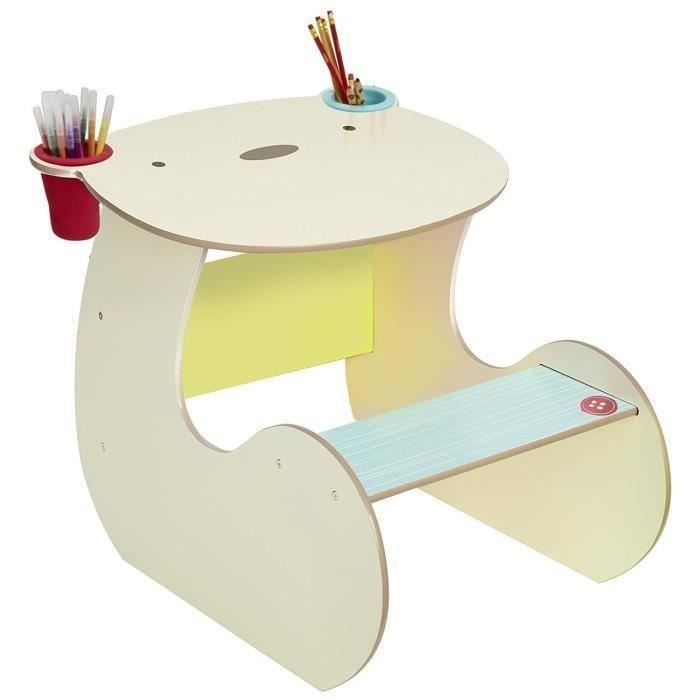 Bureau en Bois Ourson Caramel / Beige en bois - Worlds Apart