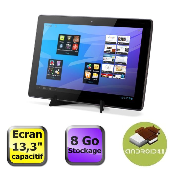 13.3 8 Go   Achat / Vente TABLETTE TACTILE Arnova FamilyPad 13