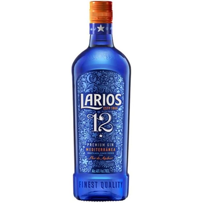Larios 12 Botanicals Gin Premium 40 70 cl