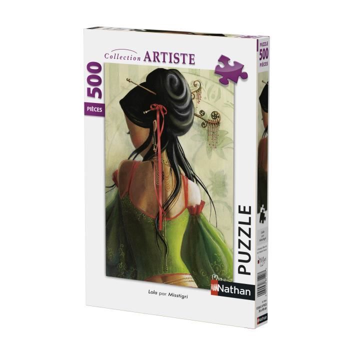 Nathan - 871988 - Puzzle Classique 500 pcs Lola Misstigri
