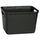 M-HOME Panier à linge aspect osier 8,5L wengé