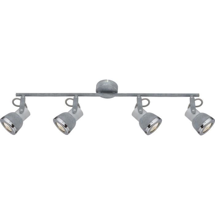 Spot en Métal 19x80x cm Gris pierre