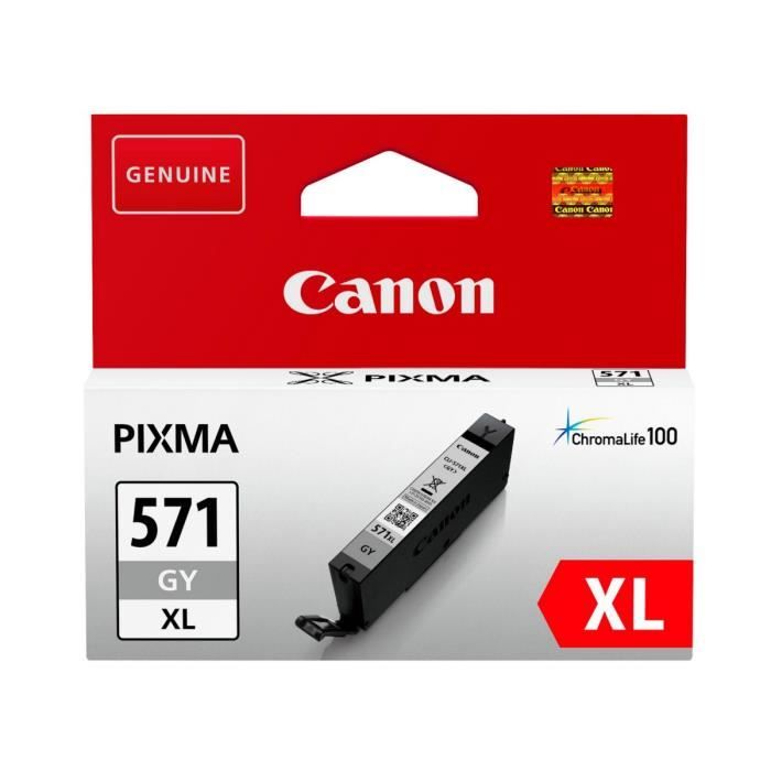CANON Cartouche d'encre à Haut rendement CLI-571XL GY - Gris