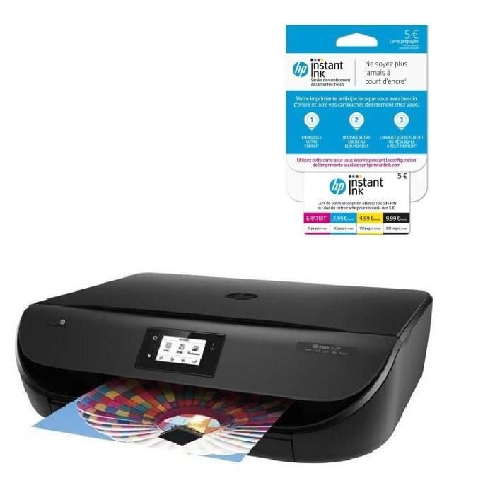 HP Imprimante Envy 4527 + Carte Instant Ink crédit de 5€ sur votre compte