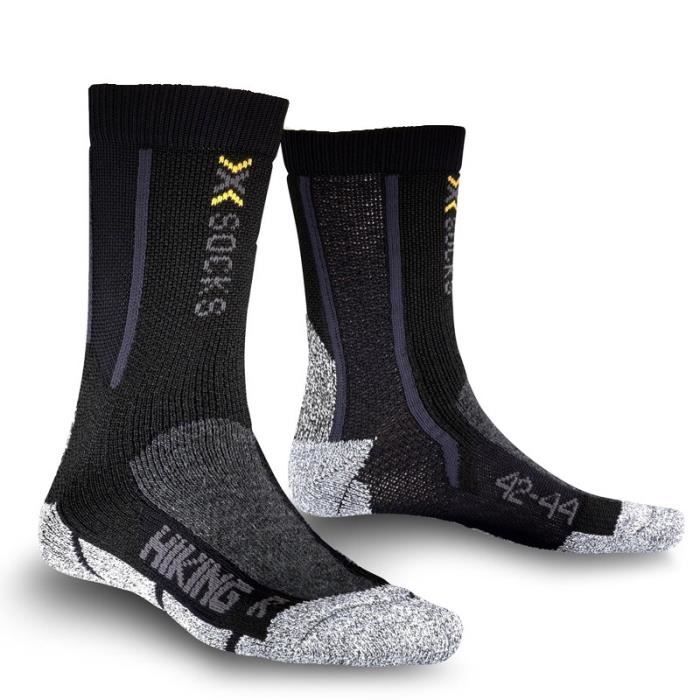 X-BIONIC Chaussettes de Randonnée Hiking Homme Noir