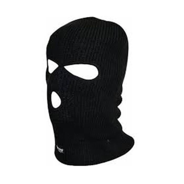 HIGHLANDER Cagoule 3 Trous Noir