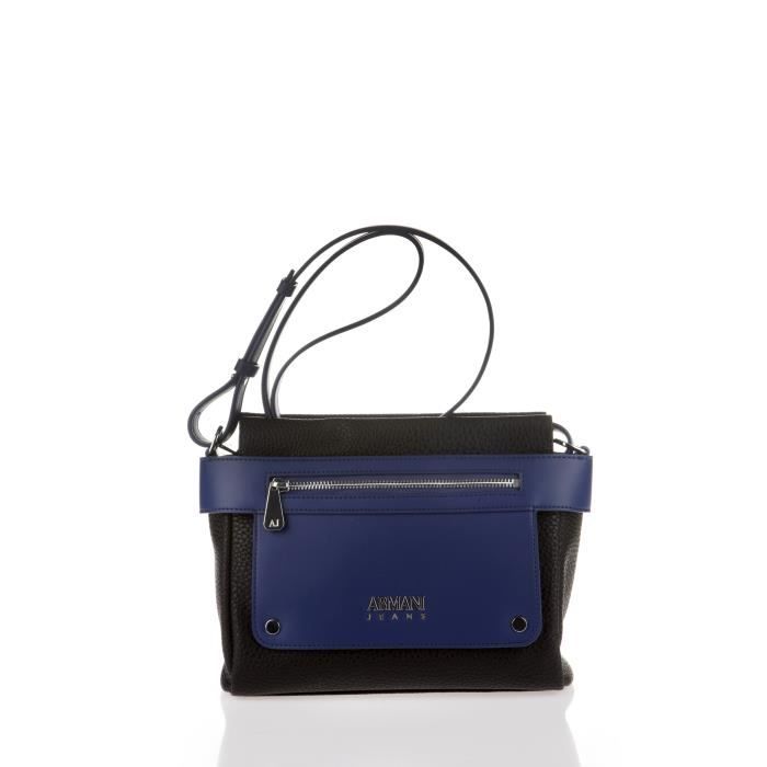 ARMANI JEANS - Sac à Bandoulière Bleu et Noir - Femme