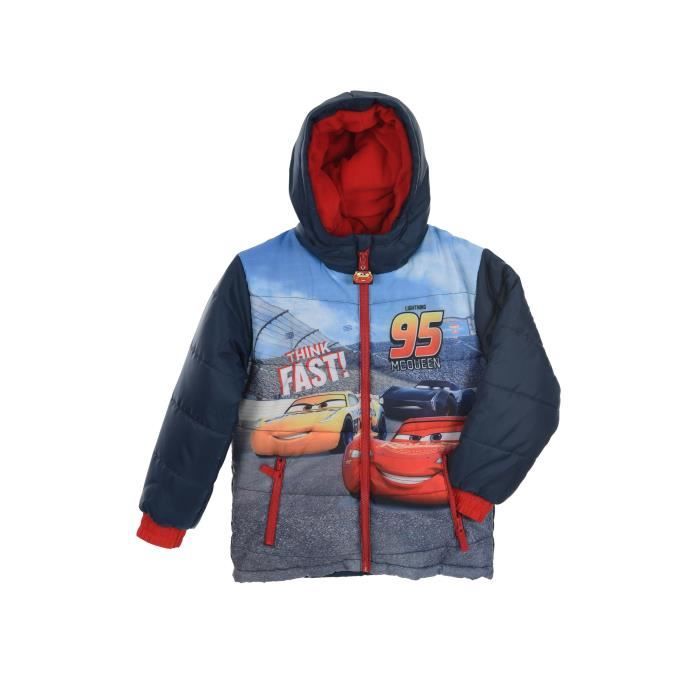 CARS 3 Doudoune Bleu Enfant Garçon