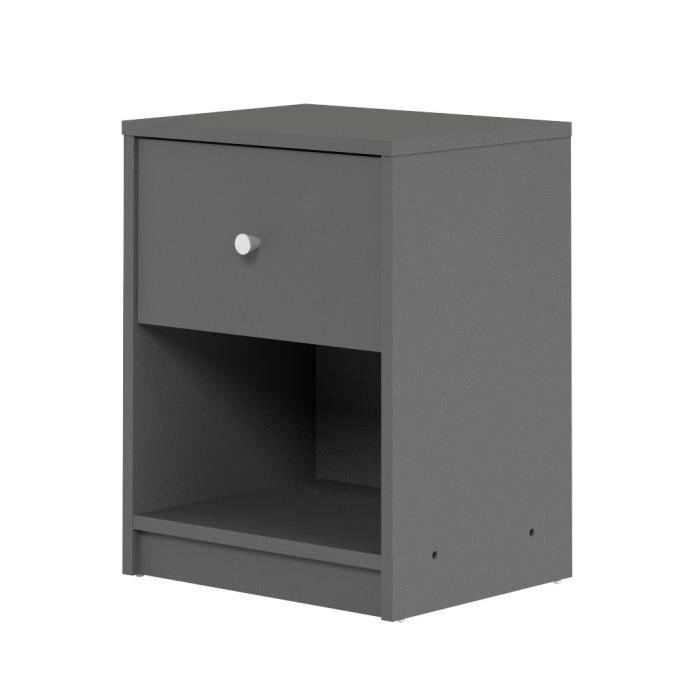 FINLANDEK Table de chevet TYYLIKÄS style contemporain décor gris - L 38 cm