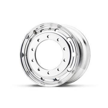 Roue ALCOA en aluminium forgé pour Poids Lourd - 22.5x11.75 déport 135 mm - Perçage 32 mm - Capacité 4.500 kg - Finition Dura-Bright