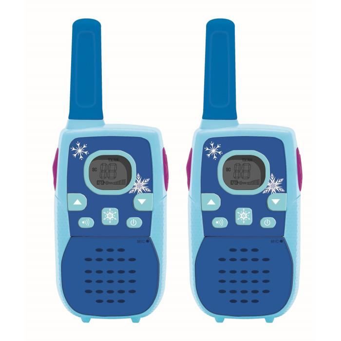 LA REINE DES NEIGES - Paire de Talkies-Walkies Enfant - Portée 5 kms