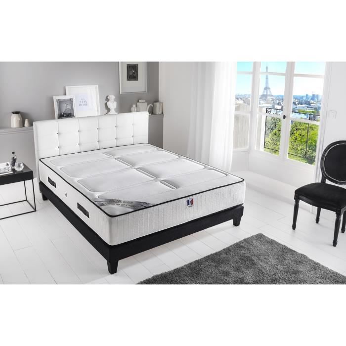 CONFORT DESIGN Sommier 90 x 200 - Tapissier - 12 lattes fixes