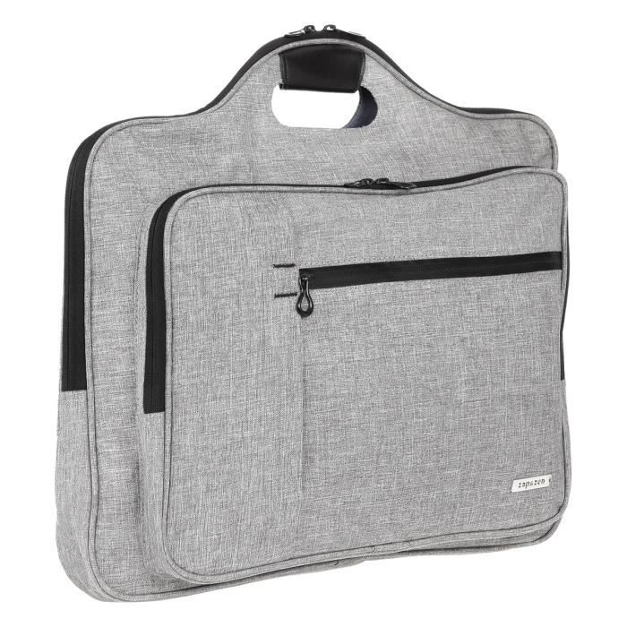 ZAP & ZEN Pochette Ordinateur Wallstreet Gris