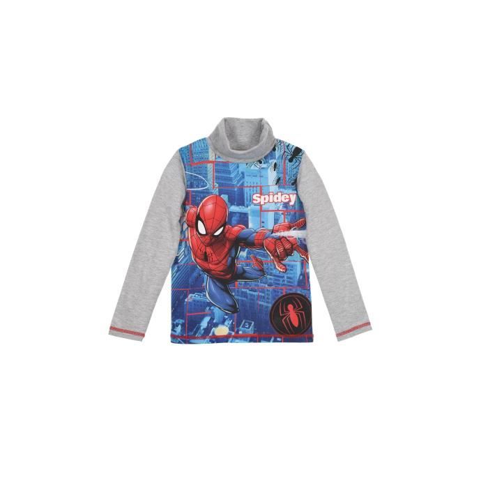 SPIDERMAN Sous-pull Gris Enfant Garçon
