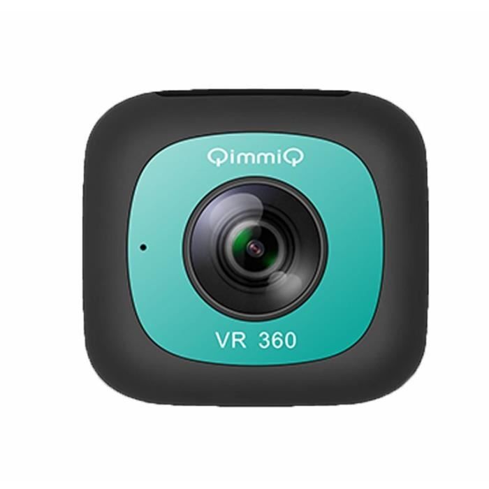 QIMMIQ Caméra 360° Double Lentille VR360 Menthe