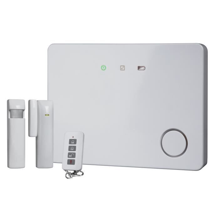 SMARTWARES Pack alarme maison GSM connectee evolutive sans fil HA701IP