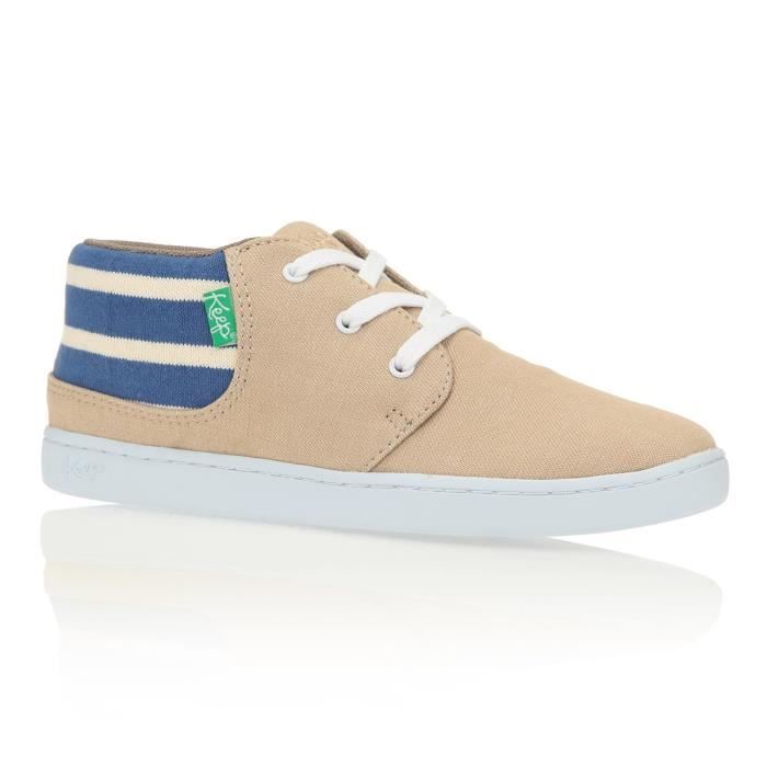 KEEP Baskets Montantes Ramos Sun Stripe - Mixte - Beige